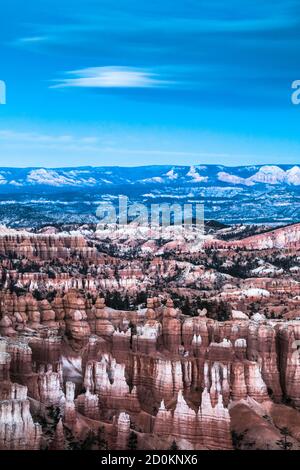 Wunderschöne und inspirierende Reisen und Landschaften des Bryce Canyon National Park in Utah, USA Stockfoto