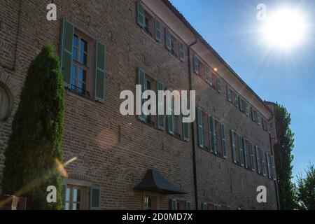 Gaja, einer der besten Weinproduzenten der Welt. Barbaresco Cuneo. Stockfoto