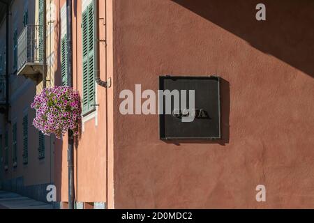 Gaja, einer der besten Weinproduzenten der Welt. Barbaresco Cuneo. Stockfoto