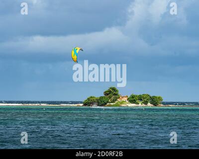 Saint-Vincent und die Grenadinen Archipel von Inseln umgeben von türkisfarbenen WasserenUm diesen Archipel zu besuchen, sind Kreuzfahrten von Martinique aus möglich Stockfoto