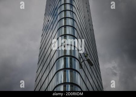 Das Äußere des Chronicle Tower ist auch als Lexicon in Islington, London, Großbritannien bekannt Stockfoto