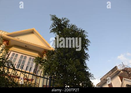 Wohnhaus im Kathmandu Tal, Nepal Stockfoto