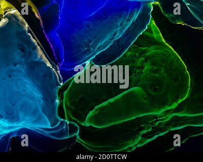 Alkohol Tinte Indigo nahtlose Hintergrund. Alkohol Stockfoto