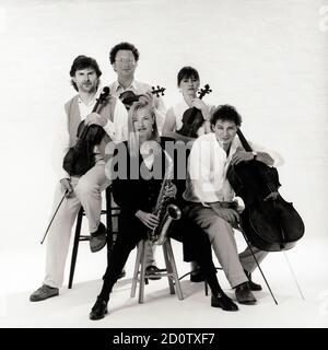 Barbara Thompson mit dem Medici Streichquartett 1995 Stockfoto