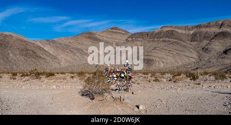 Teakettle Kreuzung in Death Valley, Kalifornien, USA Stockfoto