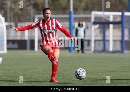 Barcelona, Spanien. Oktober 2020. Spanische erste Division La Liga Frauen Fußballspiel Espanyol gegen Atletico Madrid in Ciudad Deportiva Dani Jarque, Barcelona, 03. Oktober 2020 La Liga/Cordon Press Credit: CORDON PRESS/Alamy Live News Stockfoto