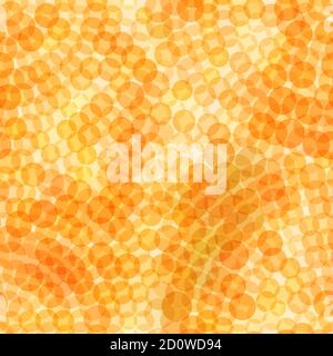 Abstrakter orangefarbener nahtloser Hintergrund. Vektordarstellung der geometrischen Textur. Muster für Web, Print, Tapete, Verpackung, Textil-Design Stock Vektor