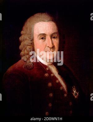 Carl Linnaeus. Porträt des schwedischen Botanikers und Zooologen Carl Linnaeus (1707-1778) Stockfoto