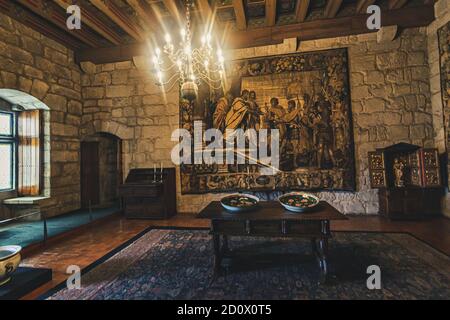 Haus der Herzöge von Bragança, Nationaldenkmal, Guimarães, Portugal Stockfoto