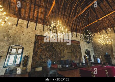 Haus der Herzöge von Bragança, Nationaldenkmal, Guimarães, Portugal Stockfoto