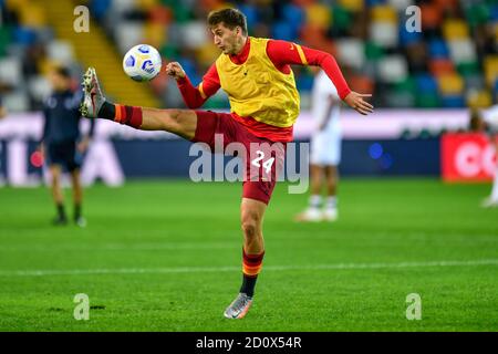 Udine, Italien. Oktober 2020. Marash Kumbulla (AS Roma) während Udinese vs Roma, italienische Fußballserie EIN Spiel in udine, Italien, Oktober 03 2020 Kredit: Unabhängige Fotoagentur/Alamy Live Nachrichten Stockfoto