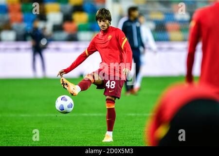 Udine, Italien. 3. Okt, 2020. udine, Italien, 03 Okt 2020, Mirko Antonucci (AS Roma) während Udinese vs Roma - italienisches Fußballspiel Serie A - Credit: LM/Alessio Marini Credit: Alessio Marini/LPS/ZUMA Wire/Alamy Live News Stockfoto