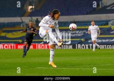 Leeds, Großbritannien. Oktober 2020. Leeds United Stürmer Helder Costa (17) während der englischen Meisterschaft Premier League Fußballspiel zwischen Leeds United und Manchester City am 3. Oktober 2020 in Elland Road in Leeds, England - Foto Simon Davies / ProSportsImages / DPPI Credit: LM/DPPI/Simon Davies/Alamy Live News Credit: Gruppo Editoriale LiveMedia/Alamy Live News Stockfoto