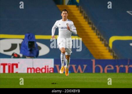 Leeds, Großbritannien. Oktober 2020. Leeds United Verteidiger Robin Koch während der englischen Meisterschaft Premier League Fußballspiel zwischen Leeds United und Manchester City am 3. Oktober 2020 in Elland Road in Leeds, England - Foto Simon Davies / ProSportsImages / DPPI Kredit: LM/DPPI/Simon Davies/Alamy Live News Kredit: Gruppo Editoriale LiveMedia/Alamy Live News Stockfoto