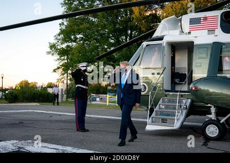 Washington, Vereinigte Staaten Von Amerika. Oktober 2020. WASHINGTON, DC - WOCHE VOM 02. FEBRUAR 2020: Präsident Donald Trump Menschen: Präsident Donald Trump Kredit: Storms Media Group/Alamy Live News Stockfoto