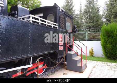 K2201 Zug im Eisenbahnmuseum Stockfoto