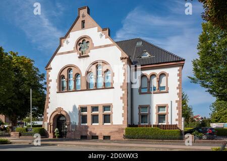 D-Borken, Naturpark hohe Mark Westmünsterland, Münsterland, Westfalen, Nordrhein-Westfalen, NRW, ehemaliges Amtsgericht Stockfoto