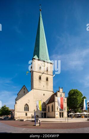 D-Borken, Naturpark hohe Mark Westmünsterland, Münsterland, Westfalen, Nordrhein-Westfalen, NRW, Propstkirche St. Remigius, katholische Kirche, Pfarrkirche Stockfoto