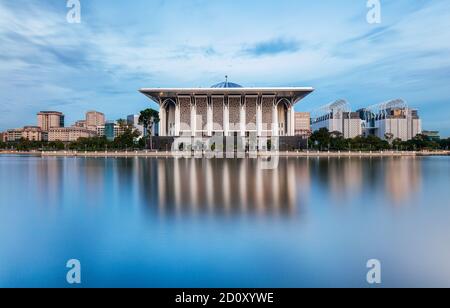 Die Eisenmoschee von Putrajaya, Malaysia. Stockfoto