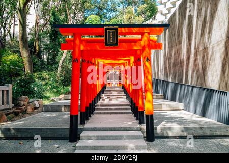 Kobe, Japan - Oktober 1, 2018: ikuta Schrein Stockfoto