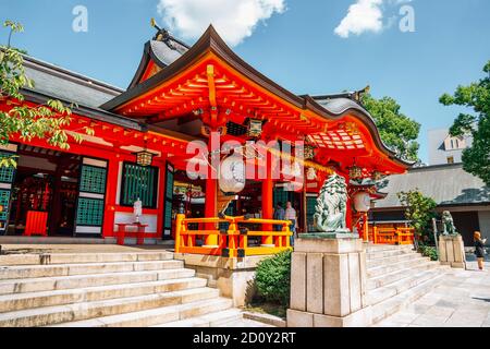 Kobe, Japan - Oktober 1, 2018: ikuta Schrein Stockfoto