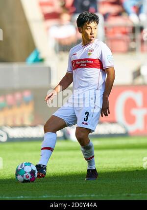 Wataru ENDO, VFB 3, VFB STUTTGART - BAYER 04 LEVERKUSEN 1-1 1.Deutsche Fußball-Liga , Stuttgart, 03. Oktober 2020, Spielzeit 2020/2021, Spieltag 03, © Peter Schatz / Alamy Live News - die DFL-VORSCHRIFTEN VERBIETEN DIE VERWENDUNG VON FOTOGRAFIEN als BILDSEQUENZEN und/oder QUASI-VIDEO - DFL Stockfoto