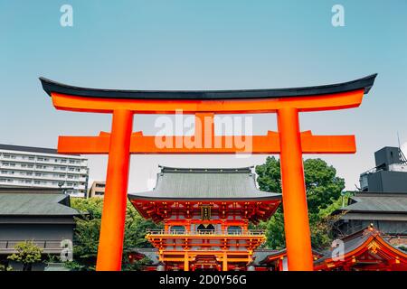 IKUTA-Schrein in Kobe, Japan Stockfoto