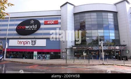 Manchester UK 4. Oktober 2020 Cineworld Cinema Didsbury das Kino Kette ist mit Schließung bedroht ©GedNoonan/Alamy Live News Stockfoto