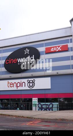 Manchester UK 4. Oktober 2020 Cineworld Cinema Didsbury das Kino Kette ist mit Schließung bedroht ©GedNoonan/Alamy Live News Stockfoto