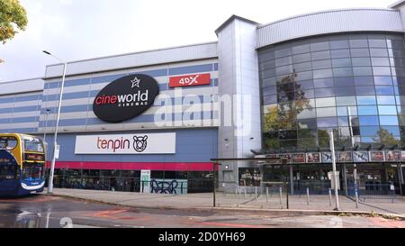 Manchester UK 4. Oktober 2020 Cineworld Cinema Didsbury das Kino Kette ist mit Schließung bedroht ©GedNoonan/Alamy Live News Stockfoto