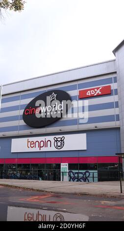 Manchester UK 4. Oktober 2020 Cineworld Cinema Didsbury das Kino Kette ist mit Schließung bedroht ©GedNoonan/Alamy Live News Stockfoto