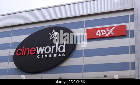 Manchester UK 4. Oktober 2020 Cineworld Cinema Didsbury das Kino Kette ist mit Schließung bedroht ©GedNoonan/Alamy Live News Stockfoto