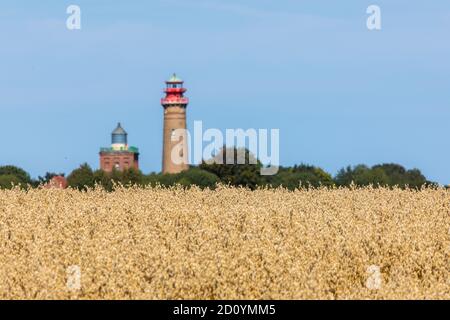 Die Türme am Kap Arkona Stockfoto