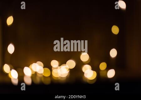 Abstrakt von LED-Licht aus Fokus Bokeh-Effekt Stockfoto