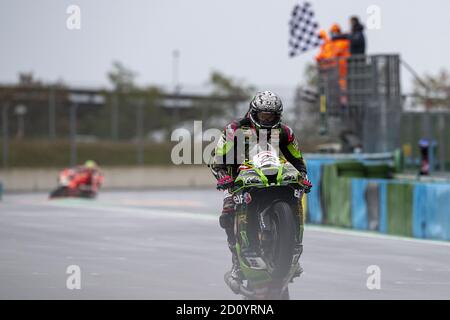 Magny Cours, Frankreich, Italien. 27. Sep, 2020. magny Cours, frankreich, Italien, 27 Sep 2020, 2Ã‚Â Alex Lowes - Kawasaki ZX-10 RR .Kawasaki Racing Team WorldSBK während des 7. Rennens Pirelli French Round Tissot Superpole RACE - World Superbike - SBK - Credit: LM/Otto Moretti Credit: Otto Moretti/LPS/ZUMA Wire/Alamy Live News Stockfoto