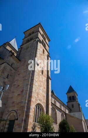 Europa, Luxemburg, Echternach, die Stiftsbasilika St. Willibrord Stockfoto