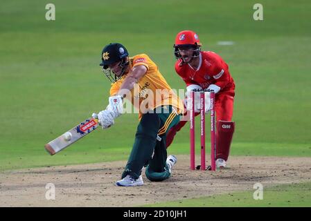 Notts Outlaws Joe Clarke beim Vitality Blast T20 Semifinale in Edgbaston, Birmingham. Stockfoto