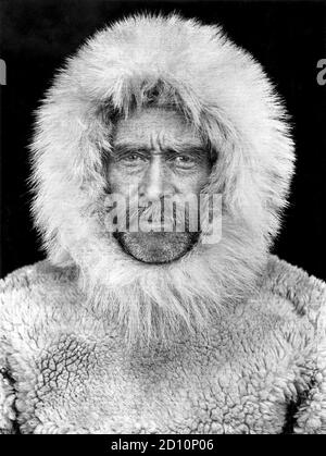 Robert Peary. Selbstportrait des amerikanischen Entdeckers und US-Navy-Offiziers, Robert Edwin Peary Sr. (1856-1920), Cape Sheridan Canada, 1909. Peary ist am besten bekannt dafür, dass er mit seiner Expedition am 6. April 1909 den geographischen Nordpol erreicht hat. Stockfoto