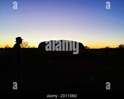 Sonnenaufgang im australischen Outback Stockfoto