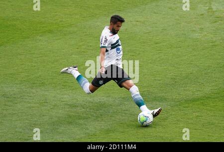 Curitiba, Brasilien. Oktober 2020. Jonathan an der Kreuzung auf der rechten Seite während Coritiba x São Paulo im Couto Pereira Stadion in Curitiba, PR statt. Kredit: Carlos Pereyra/FotoArena/Alamy Live Nachrichten Stockfoto