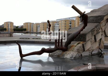 Die dreigliedrige Hauptstadt von Bjorn Norgaard in Kopenhagen Stockfoto