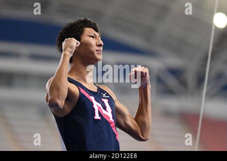 Niigata, Japan. Japan. Kredit: MATSUO. Oktober 2020. Masaki Ejima Athletics : das 104. Japan Track & Field National Championships Men's Pole Vault Final im Denka Big Swan Stadium in Niigata, Japan. Japan. Kredit: MATSUO .K/AFLO SPORT/Alamy Live Nachrichten Stockfoto