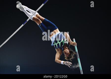 Niigata, Japan. Japan. Kredit: MATSUO. Oktober 2020. Seito Yamamoto Athletics : das 104. Japan Track & Field National Championships Men's Pole Vault Final im Denka Big Swan Stadium in Niigata, Japan. Japan. Kredit: MATSUO .K/AFLO SPORT/Alamy Live Nachrichten Stockfoto