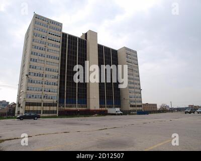 Archiv 2009 Ansicht von Caprini Green Wohnprojekt Turm in Chicago Illinois. Der Turm wurde 2010 abgerissen. Stockfoto