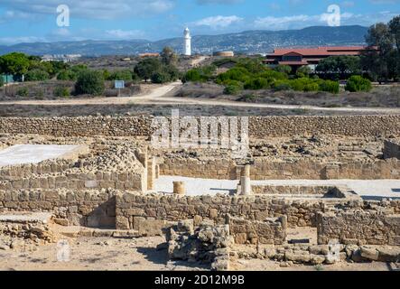 Archäologischer Park von Paphos, Kato paphos, Zypern. Stockfoto