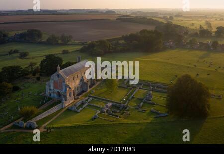 Binham Priory, Binham, Norfolk, England Stockfoto