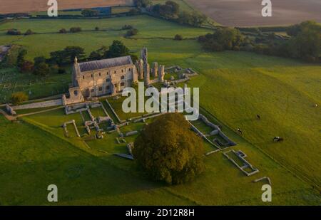 Binham Priory, Binham, Norfolk, England Stockfoto