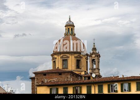 Kirche San Frediano in Cestello (1450-XX Jahrhundert) im Barockstil, Oltrarno Viertel, Florenz, UNESCO Weltkulturerbe, Toskana, Italien. Stockfoto