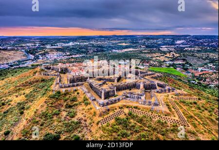 Die Festung Nossa Senhora da Graca in Elvas, Portugal Stockfoto