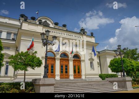 Nationalversammlung, Sofia, Bulgarien, Nationalversammlung, Bulgarien Stockfoto